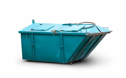 Crew members wearing proper PPE during commercial rubbish collection